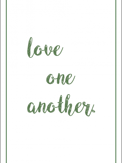 Love one another
