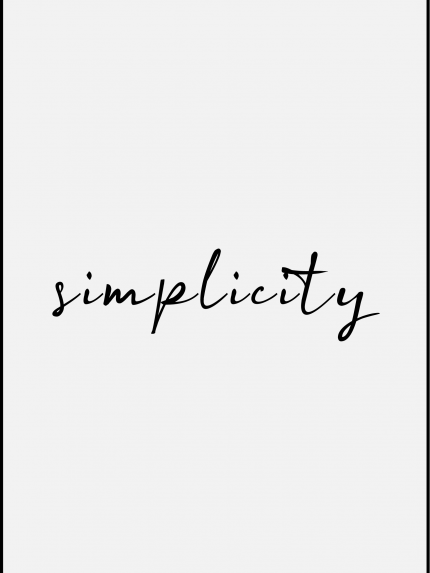 Simplicity