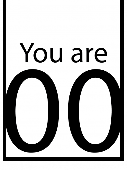 You are 00